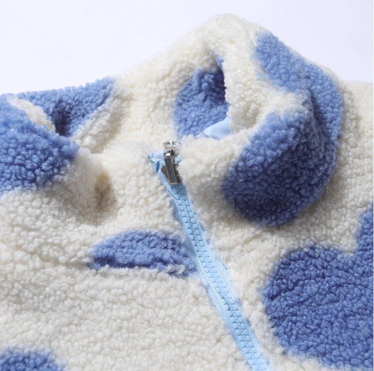 Autumn And Winter Love Lamb Plush Coat Men And Women